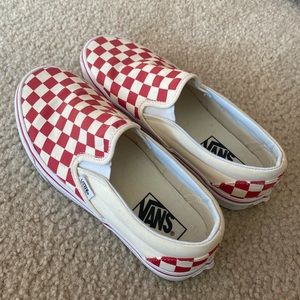 Red/White Checkered Vans